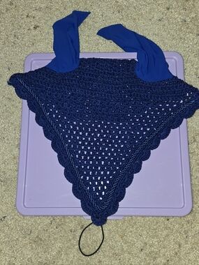 Royal Blue Ear Bonnet